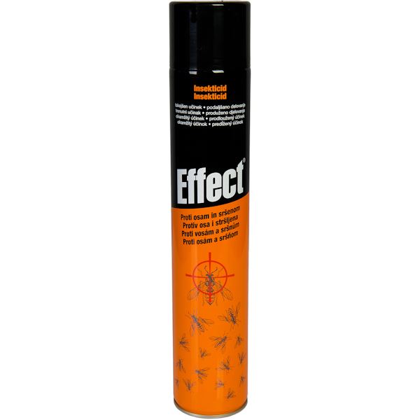 Insekticid - Sprej proti vosám a sršňům EFFECT 750 ml