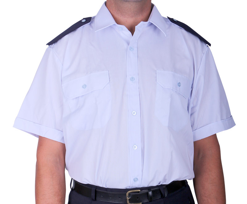 Košile HZS - modrá, krátký rukáv (35 % Bavlna / 65 % PES)