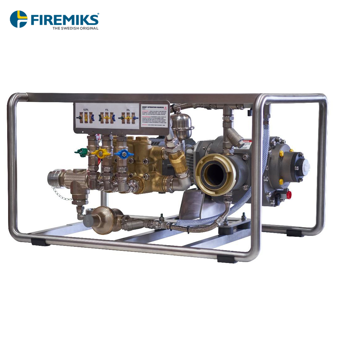 Speciální přenosný přiměšovač Firemiks 0,5-1-3-PP-M-ALU